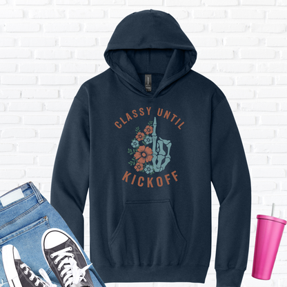 Classy Until Kickoff Hoodie