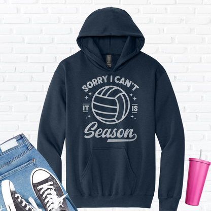 Sorry I Can't Volleyball Season Hoodie