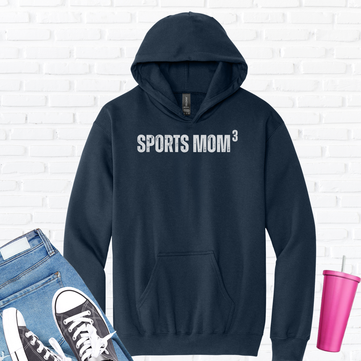 Sports Mom Cubed Hoodie