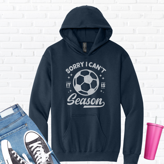 Sorry I Can't Soccer Season Hoodie