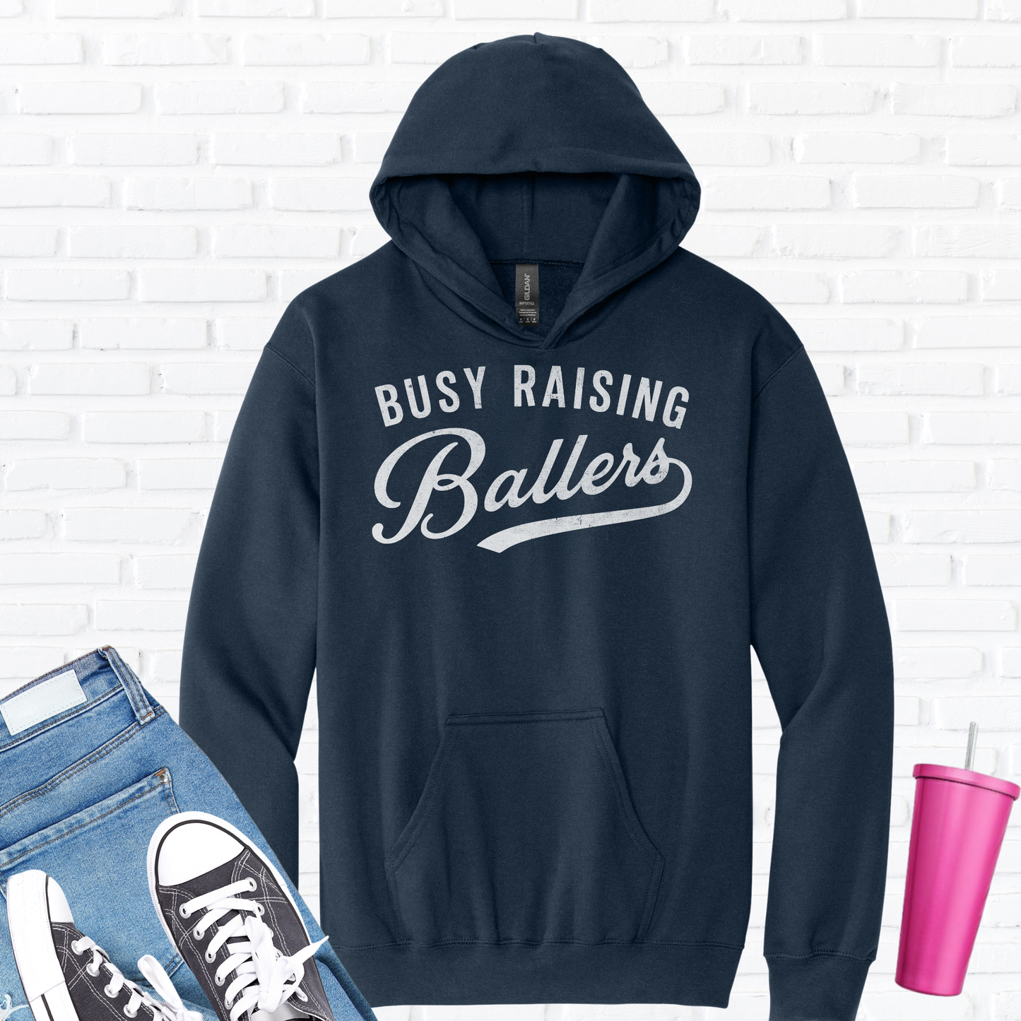 Busy Raising Ballers Hoodie