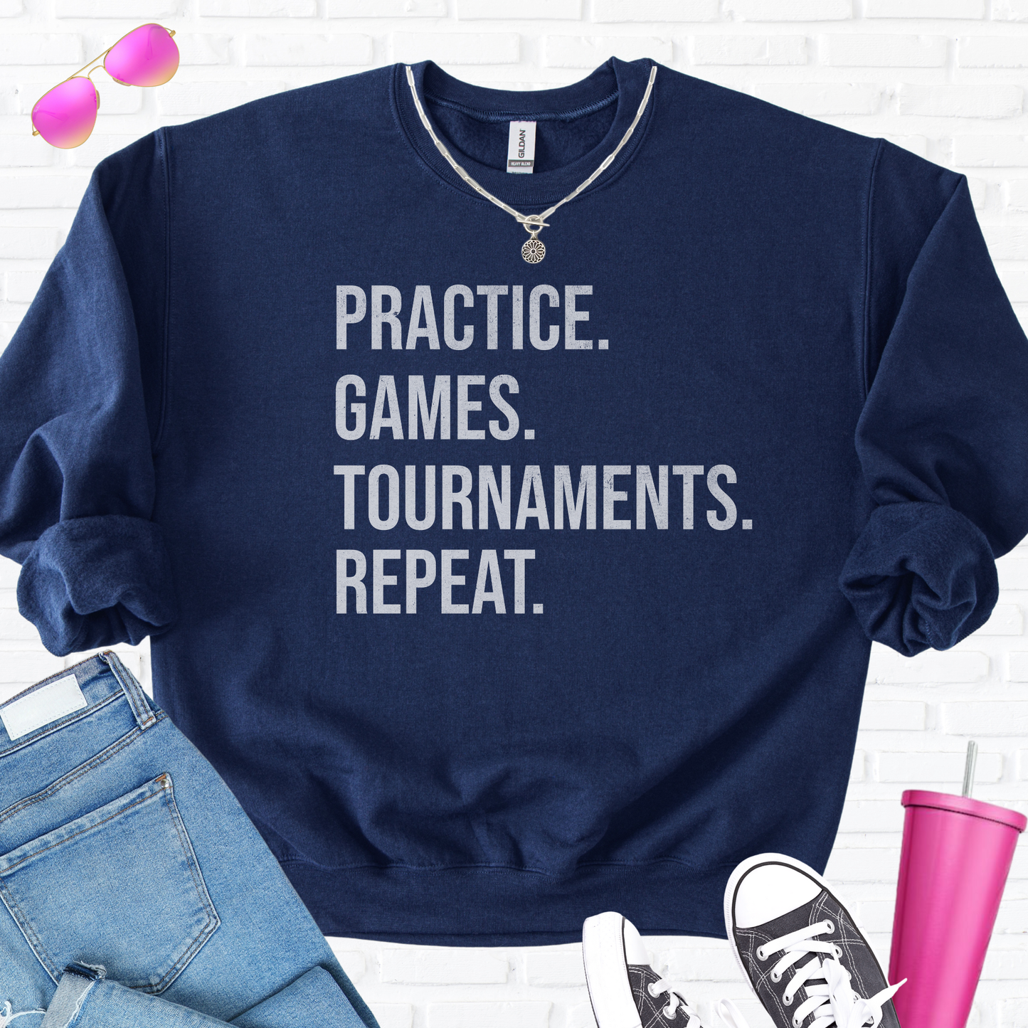 Practice Games Tournament Crewneck