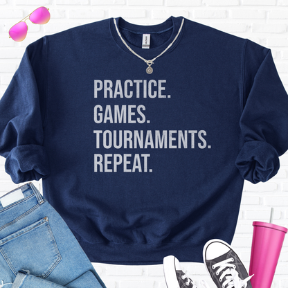 Practice Games Tournament Crewneck