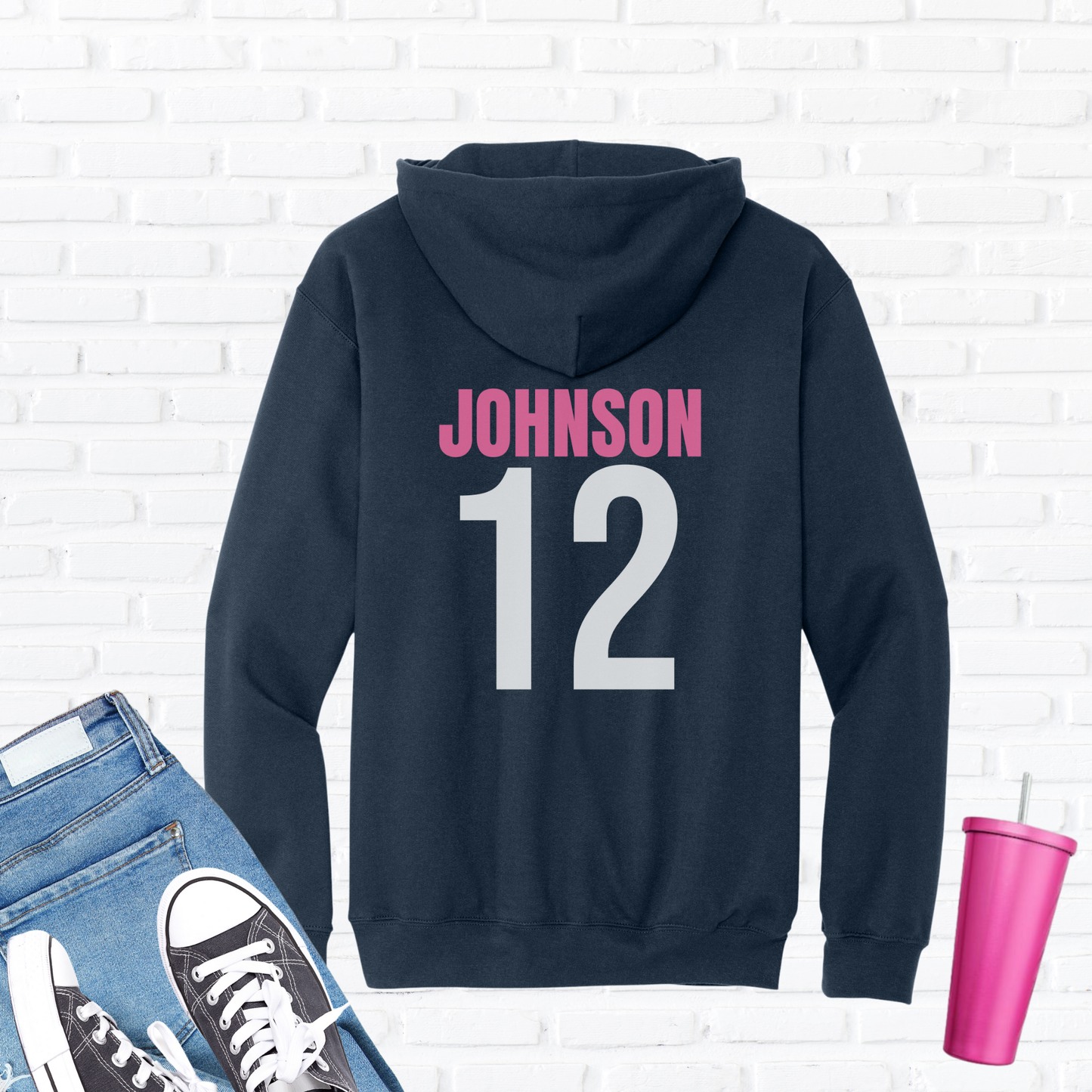 Football Mom Squared Hoodie