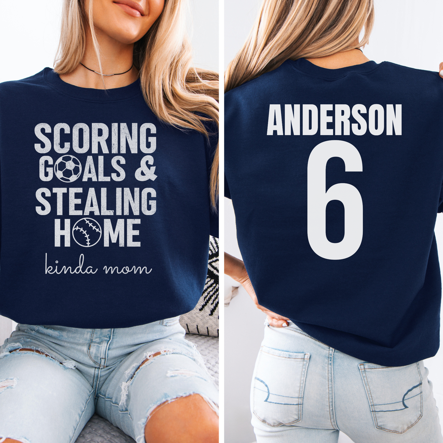 Scoring Goals & Stealing Home Crewneck