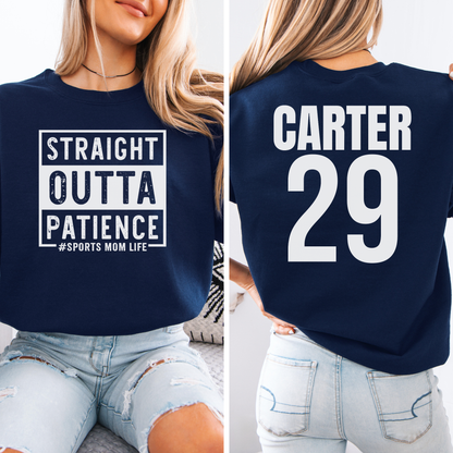 Straight Outta Patience Crewneck