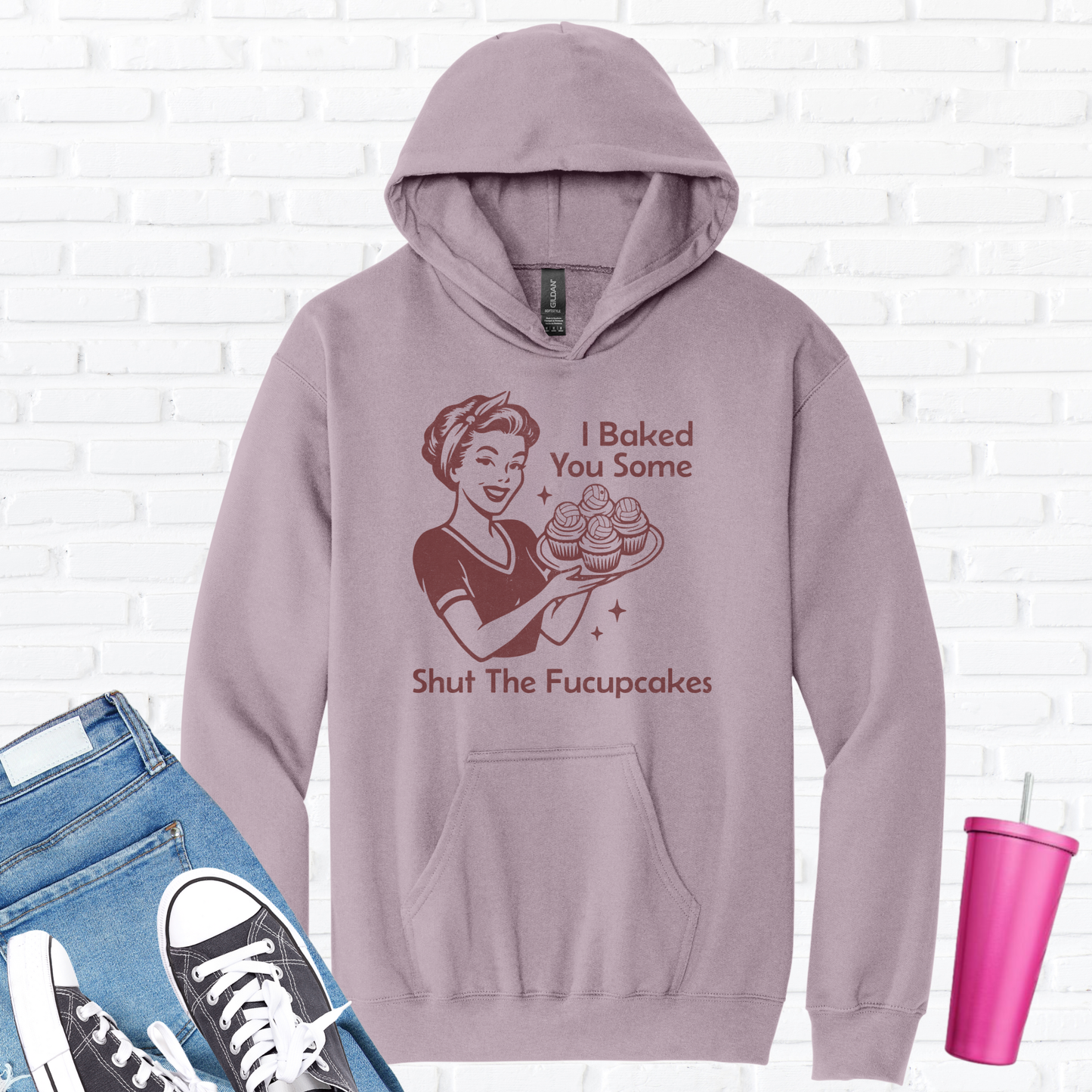 I Baked You Some Volleyball Cupcakes Hoodie