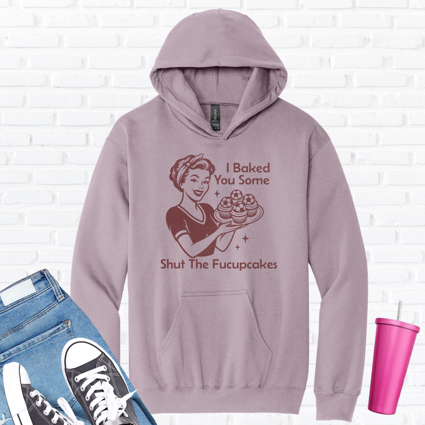 I Baked You Some Soccer Cupcakes Hoodie