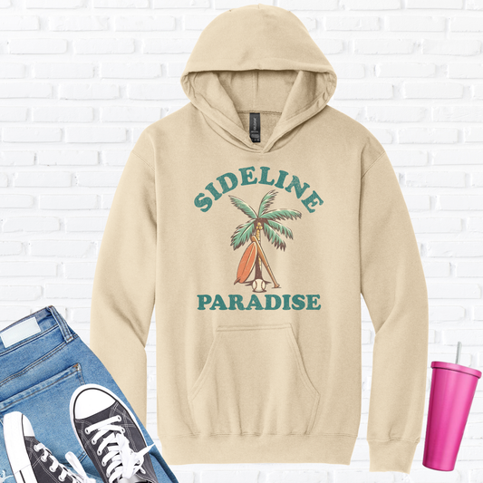 Sideline Paradise Baseball Hoodie