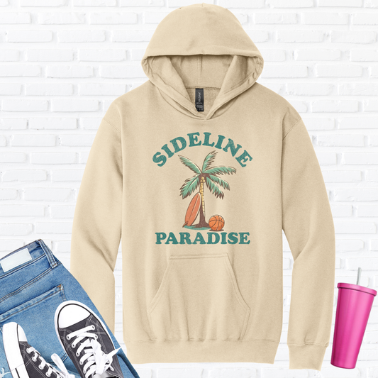 Sideline Paradise Basketball Hoodie