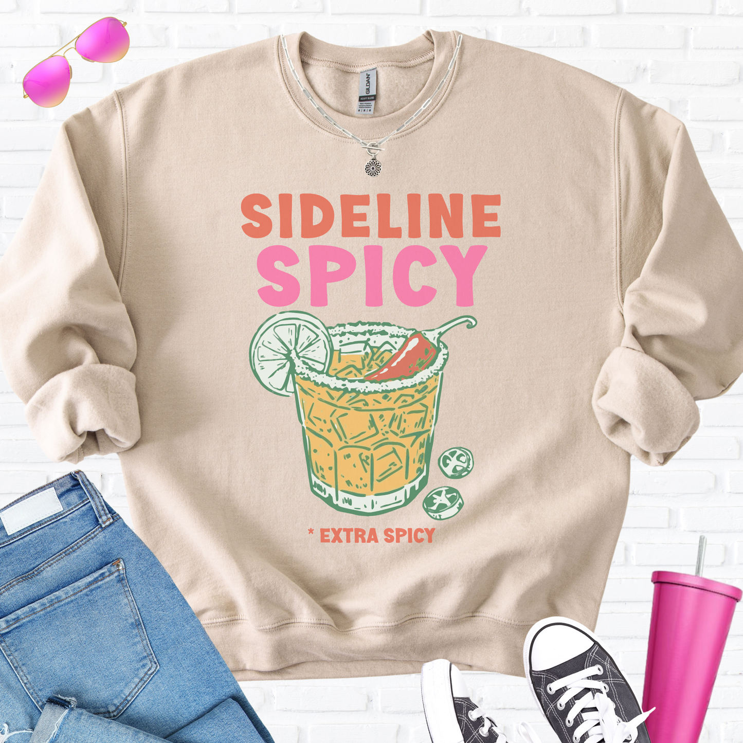 Sideline Spicy Margarita Crewneck