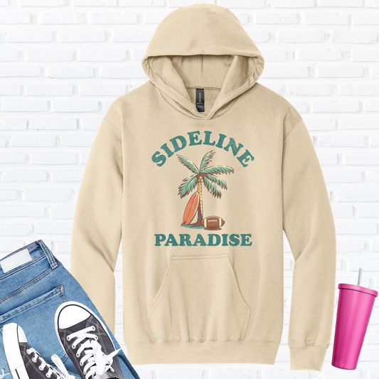 Sideline Paradise Football Hoodie