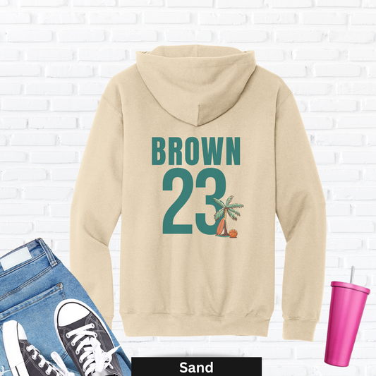 Sideline Paradise Basketball Hoodie