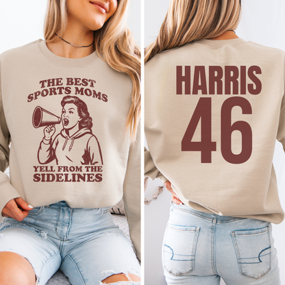 The Best Sports Moms Yell Crewneck