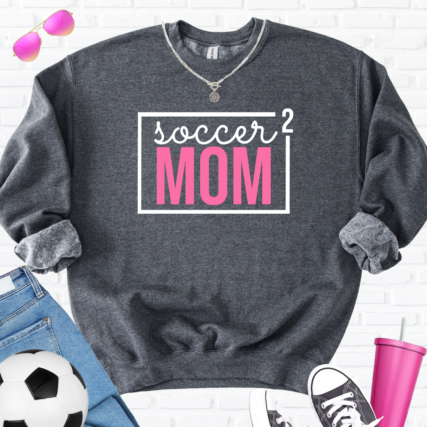 Soccer Mom Squared Crewneck