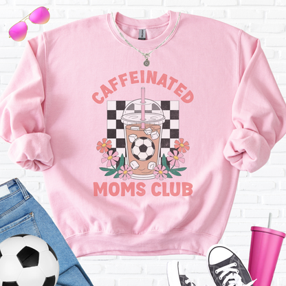 Caffeinated Moms Soccer Club Crewneck