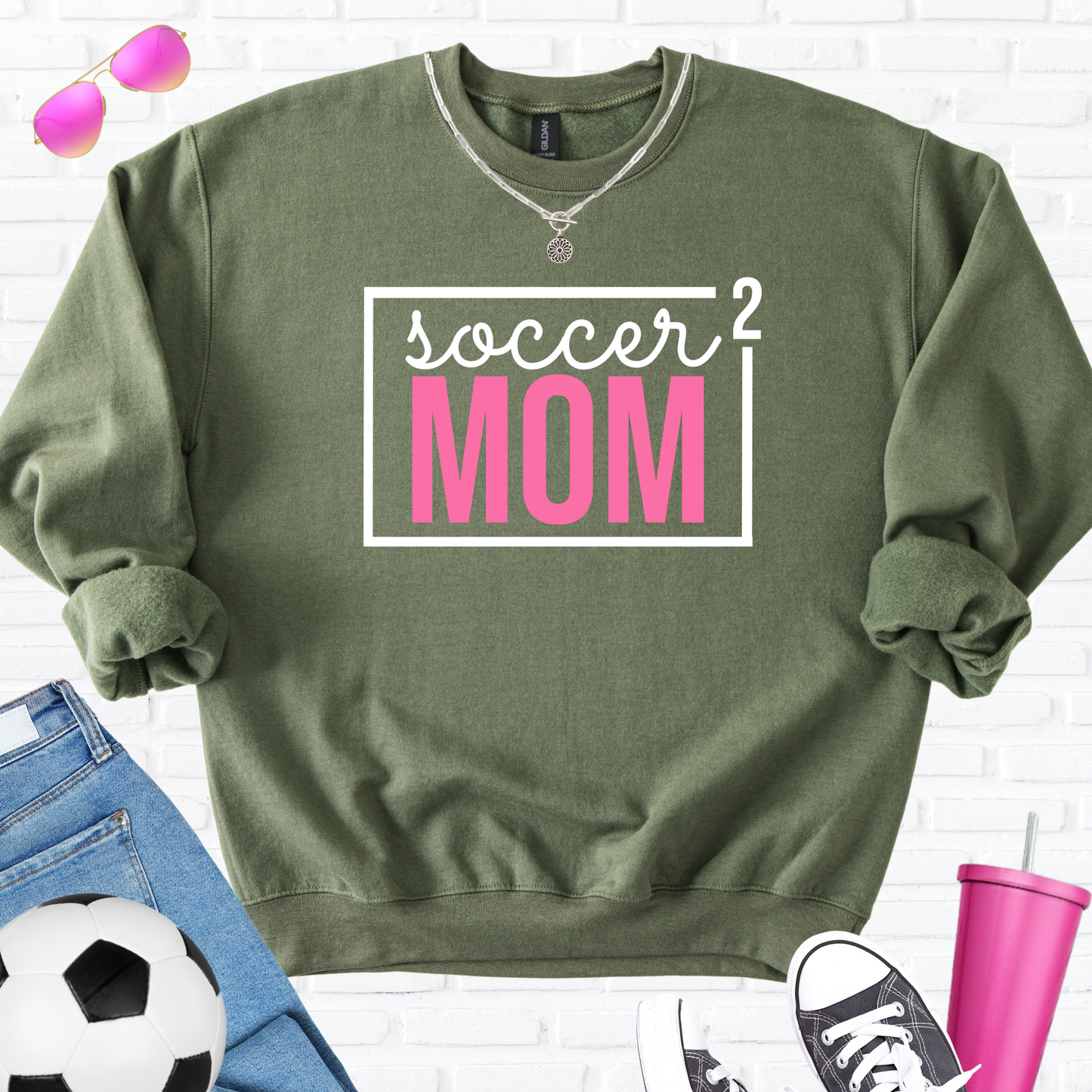 Soccer Mom Squared Crewneck