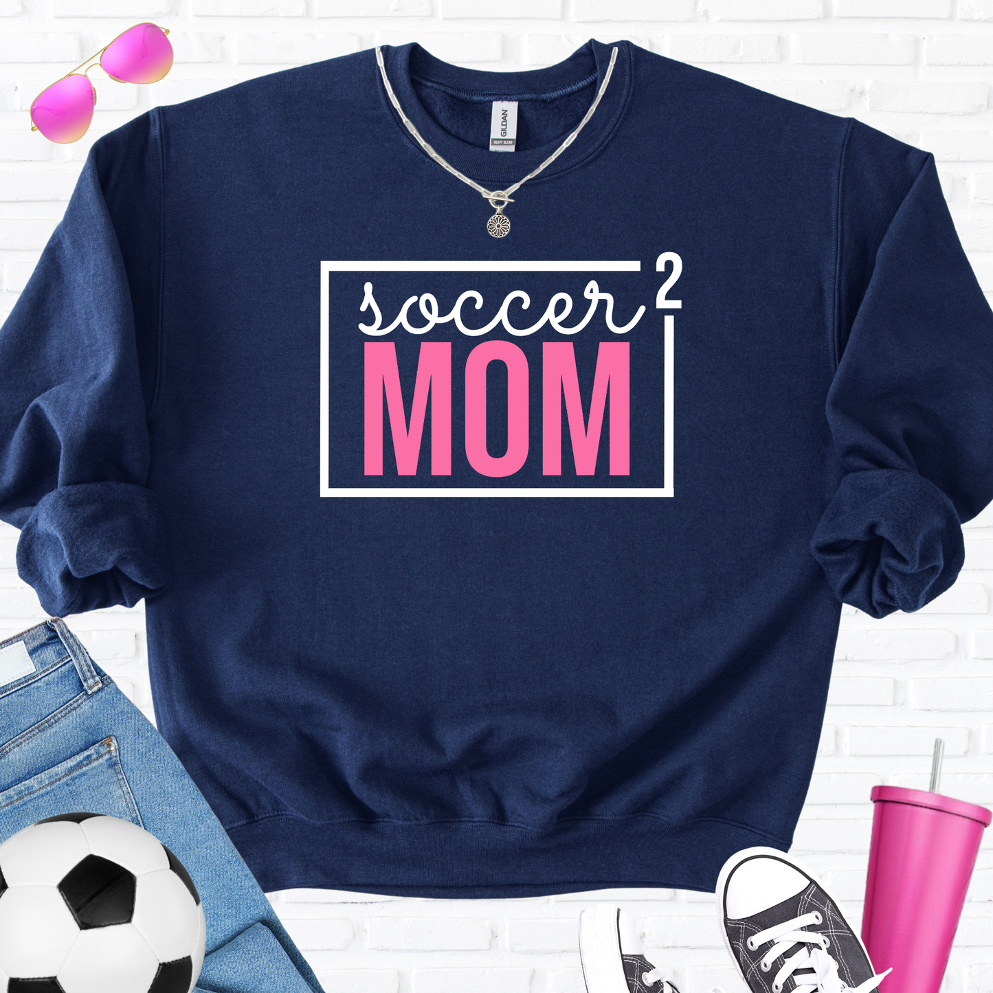 Soccer Mom Squared Crewneck