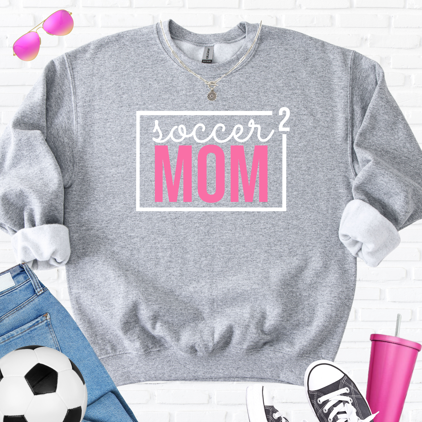 Soccer Mom Squared Crewneck