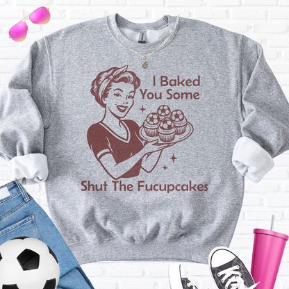 I Baked You Some Soccer Cupcakes Crewneck