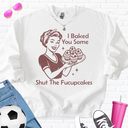 I Baked You Some Soccer Cupcakes Crewneck