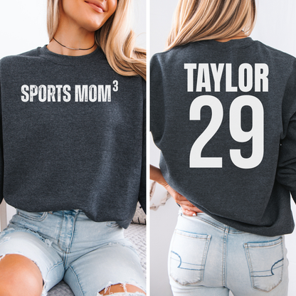 Sports Mom Cubed Crewneck