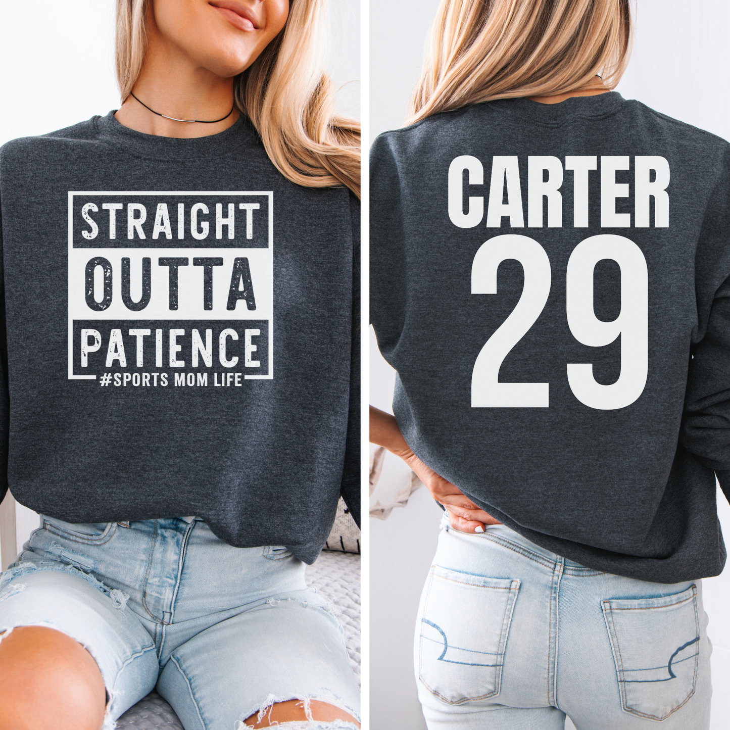 Straight Outta Patience Crewneck