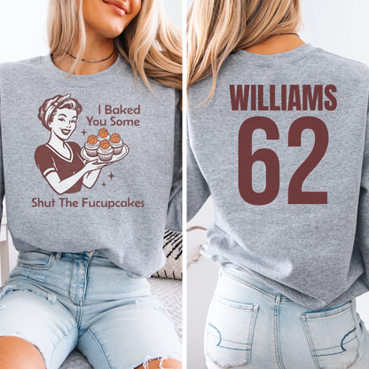 I Baked You Some Basketball Cupcakes Crewneck