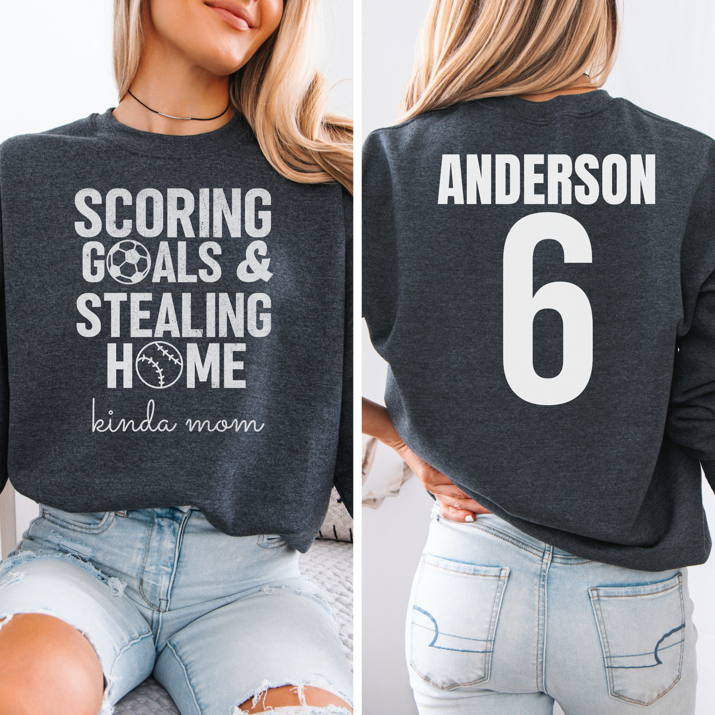 Scoring Goals & Stealing Home Crewneck