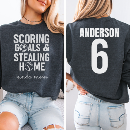 Scoring Goals & Stealing Home Crewneck