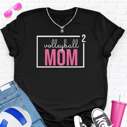 Volleyball Mom Squared T-Shirt