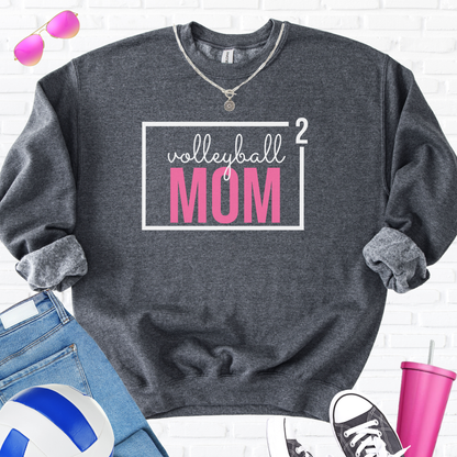 Volleyball Mom Squared Crewneck