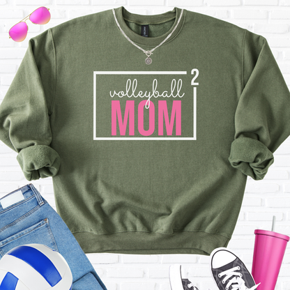 Volleyball Mom Squared Crewneck
