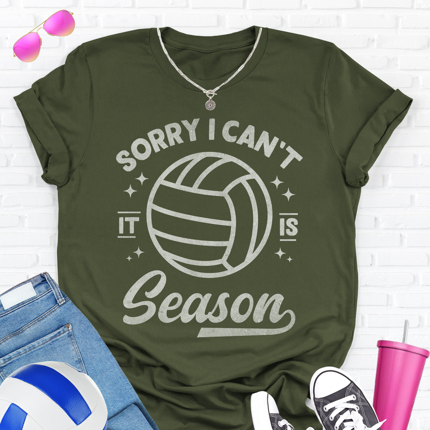 Sorry I Can't Volleyball Season T-Shirt