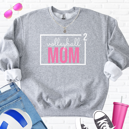 Volleyball Mom Squared Crewneck