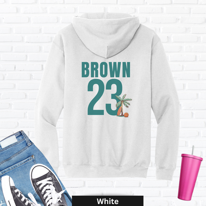 Sideline Paradise Basketball Hoodie