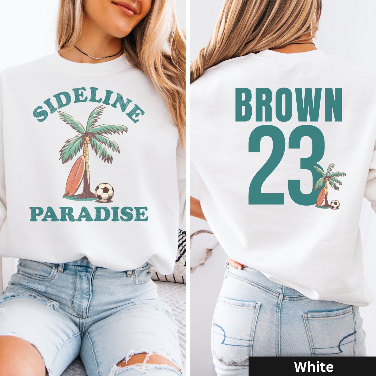 Sideline Paradise Soccer Crewneck